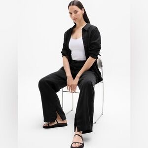 Athleta Black Wide Leg Women's Pants